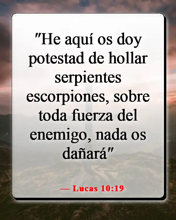 Versículos de la Biblia sobre la victoria en Jesús (Lucas 10:19)