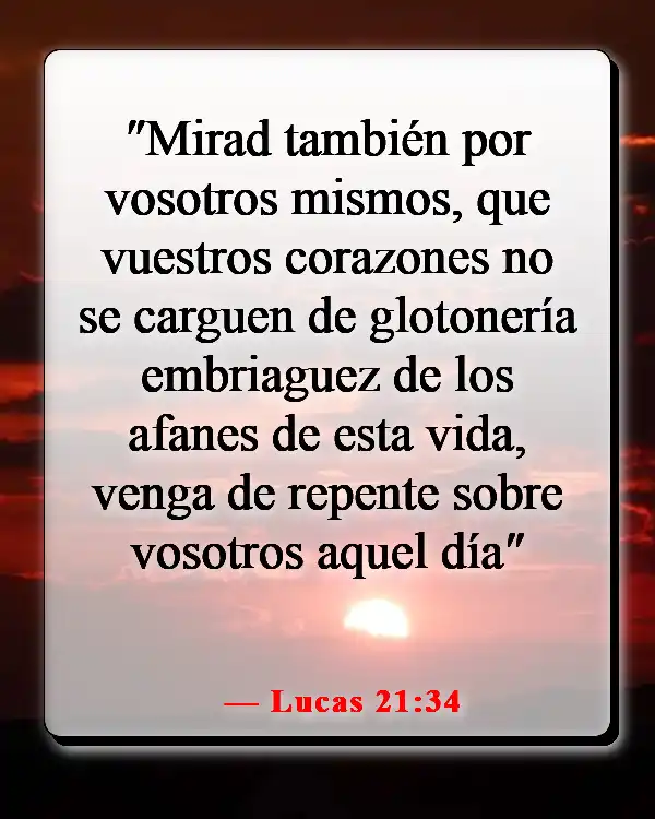 Versículos de la Biblia sobre las distracciones de Satanás (Lucas 21:34)