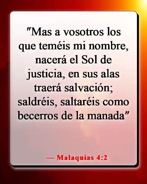 Versículo bíblico para la sanación después de una cirugía (Malaquías 4:2)