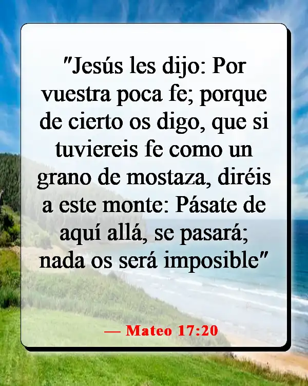 Versículo bíblico para la sanación después de una cirugía (Mateo 17:20)