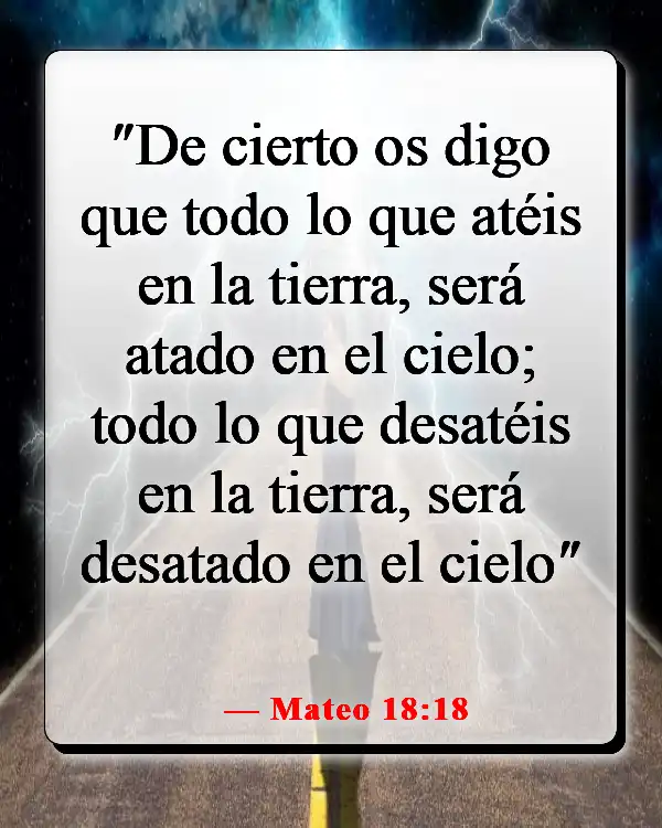 Versículos de la Biblia para proteger tu hogar de los espíritus malignos (Mateo 18:18)