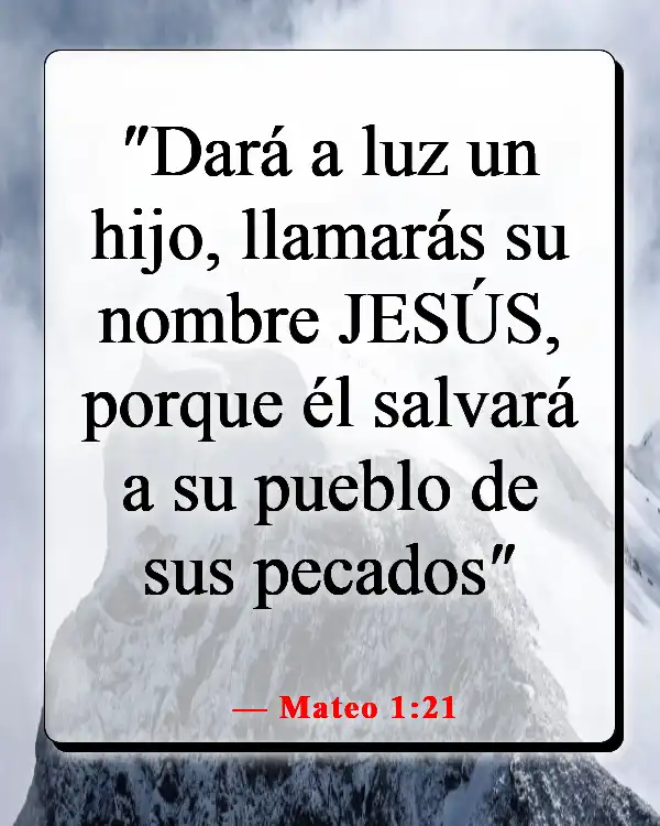 Versículos bíblicos sobre Dios salvándonos del infierno (Mateo 1:21)