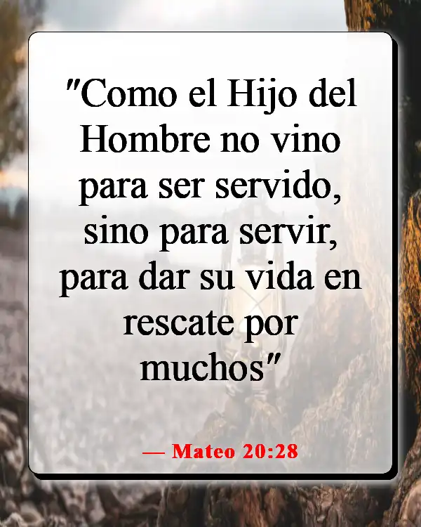Versículos de la Biblia sobre el sufrimiento de Jesús por nuestros pecados (Mateo 20:28)