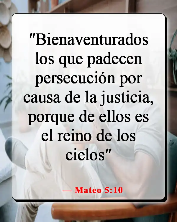 Versículos de la Biblia sobre el Reino de Dios en la Tierra (Mateo 5:10)