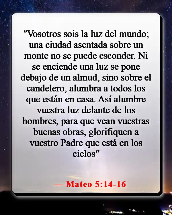 Versículos de la Biblia para orar por tu hija (Mateo 5:14-16)