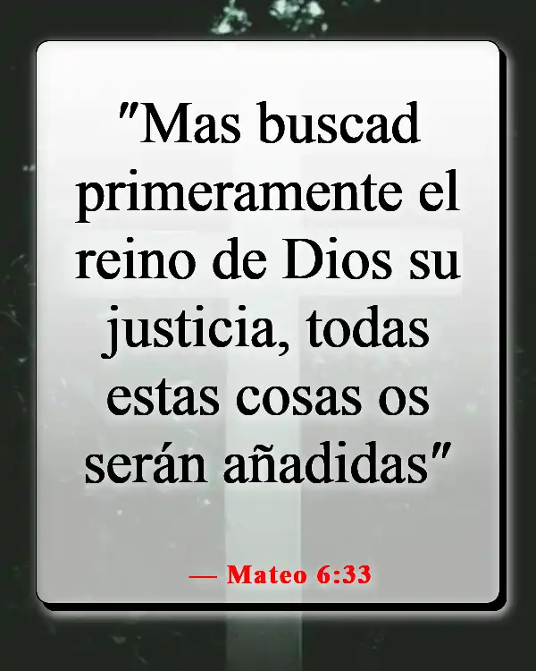 Versículos de la Biblia sobre guardar tus pensamientos (Mateo 6:33)