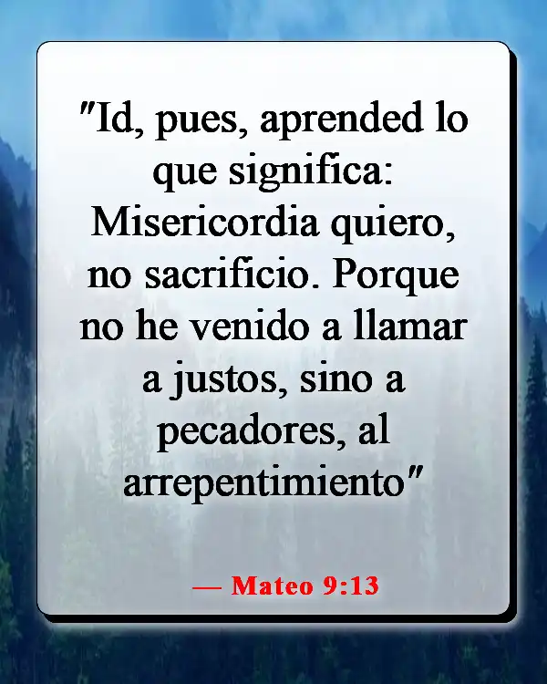 Versículo de la Biblia sobre salvar almas perdidas (Mateo 9:13)