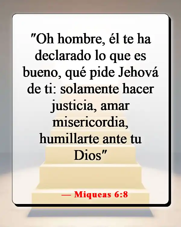 Versículo de la Biblia sobre la equidad y la igualdad (Miqueas 6:8)