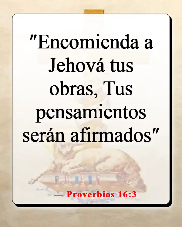 Versículos de la Biblia para orar por tu hija (Proverbios 16:3)