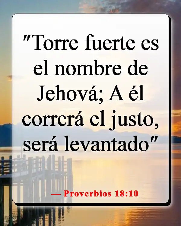 Versículos de la Biblia para orar por tu hija (Proverbios 18:10)