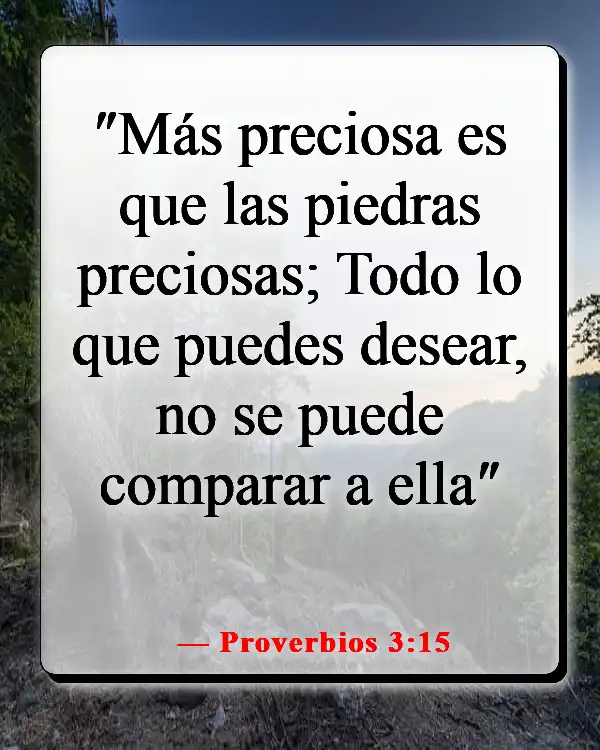 Versículos de la Biblia sobre la sabiduría de Salomón (Proverbios 3:15)