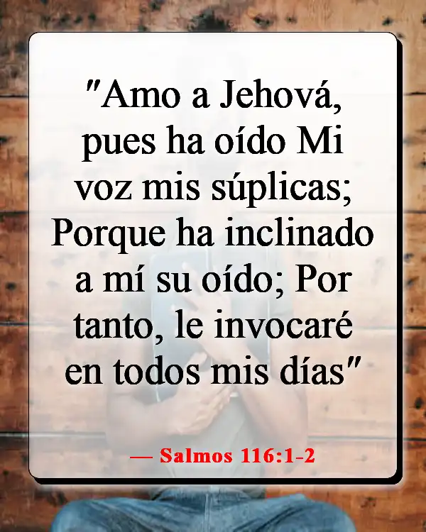 Versículo bíblico para la sanación después de una cirugía (Salmos 116:1-2)