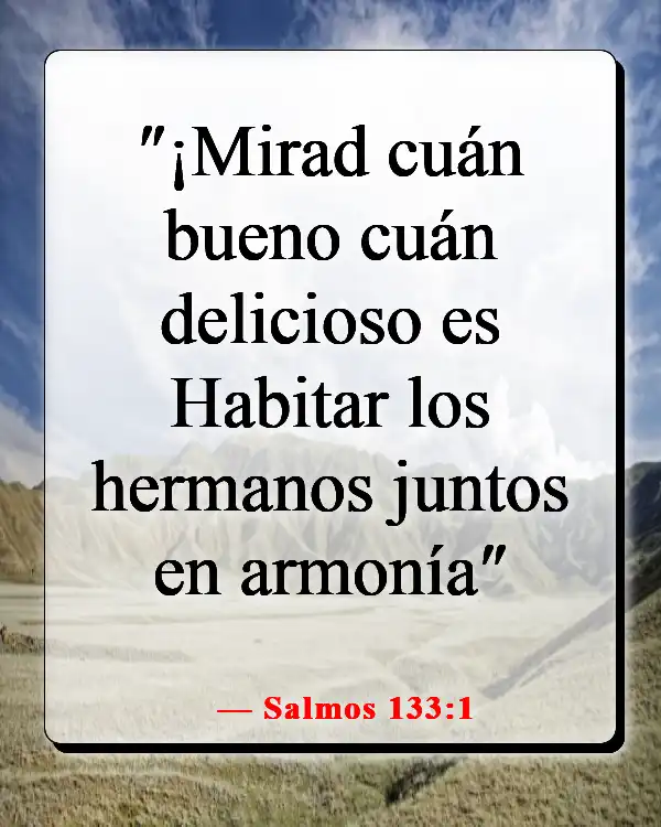 Versículos de la Biblia sobre las familias que adoran juntas (Salmos 133:1)