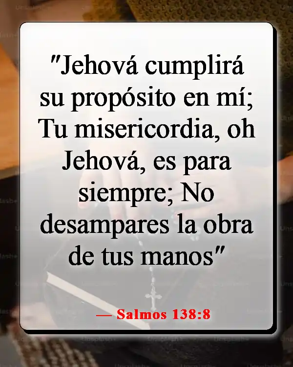 Versículo bíblico para la sanación después de una cirugía (Salmos 138:8)