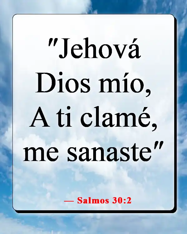 Versículo bíblico para la sanación después de una cirugía (Salmos 30:2)