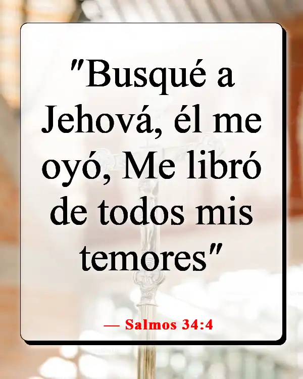 Versículos de la Biblia sobre pasar tiempo con Dios (Salmos 34:4)