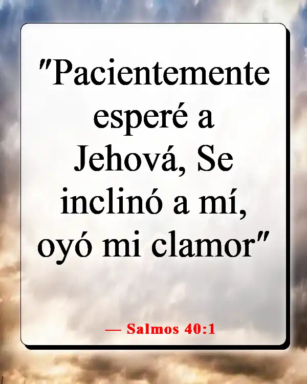 Versículos bíblicos para la oración de apertura en la iglesia (Salmos 40:1)