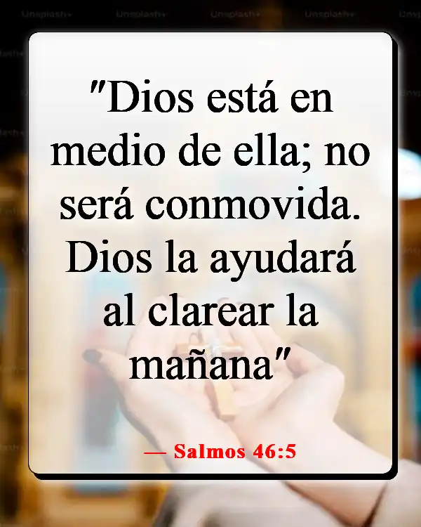 Versículos de la Biblia para orar por tu hija (Salmos 46:5)