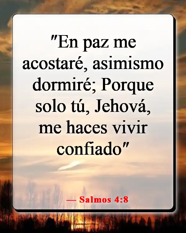 Versículos de la Biblia para proteger tu hogar de los espíritus malignos (Salmos 4:8)