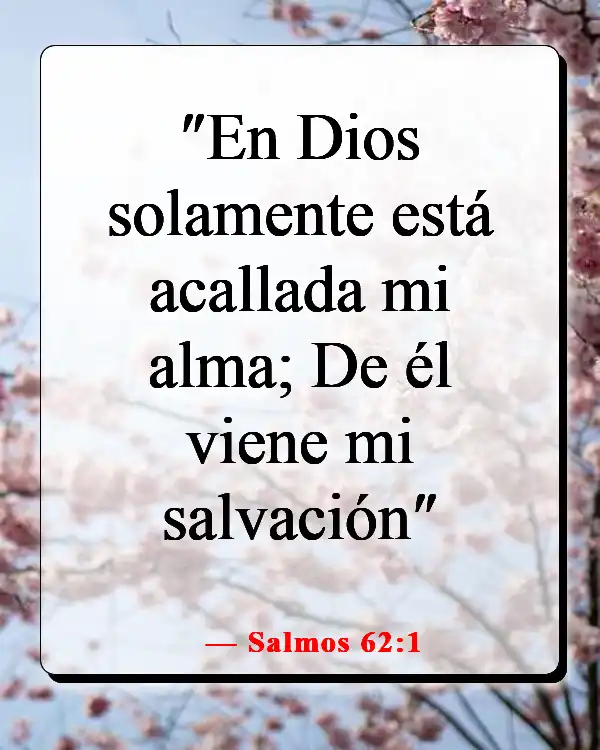 Versículos de la Biblia sobre pasar tiempo con Dios (Salmos 62:1)