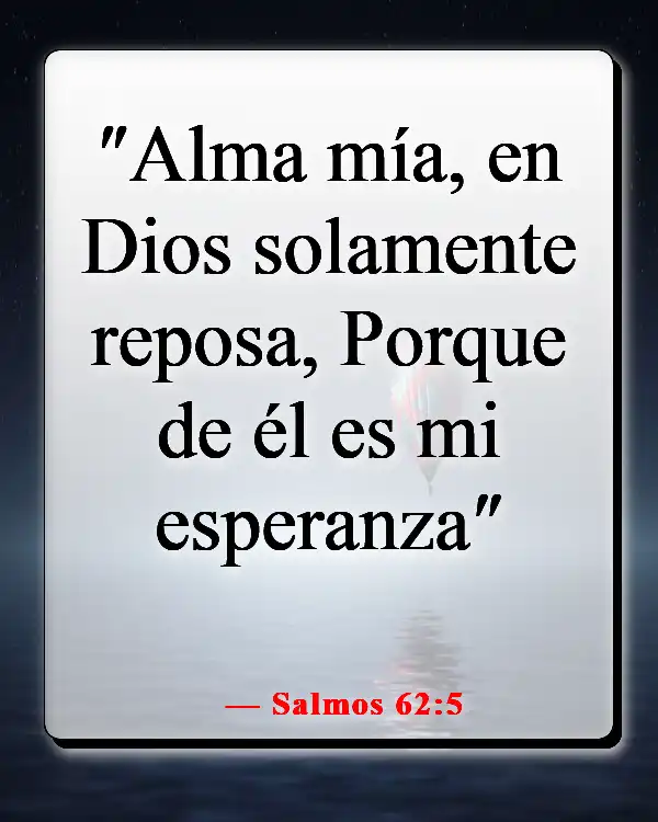 Versículo de la Biblia sobre la paciencia y el tiempo de Dios (Salmos 62:5)