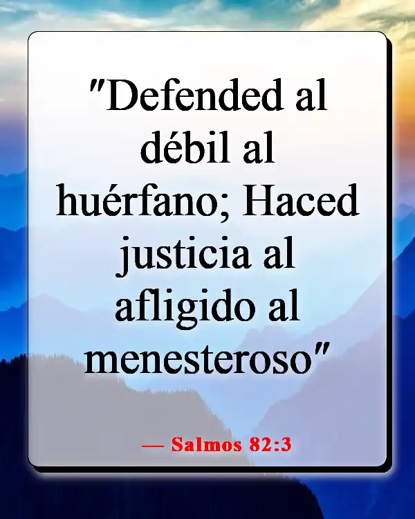 Versículo de la Biblia sobre la equidad y la igualdad (Salmos 82:3)