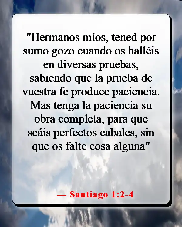 Versículo bíblico para la sanación después de una cirugía (Santiago 1:2-4)