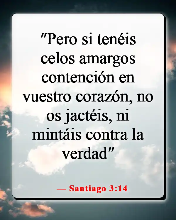 Versículos de la Biblia sobre los mentirosos yendo al infierno (Santiago 3:14)