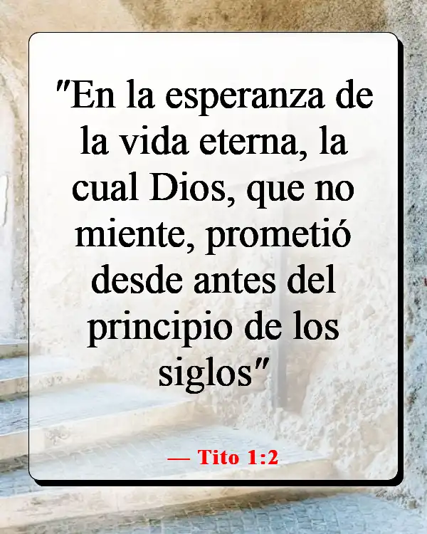 Versículos de la Biblia sobre recordar la fidelidad de Dios (Tito 1:2)