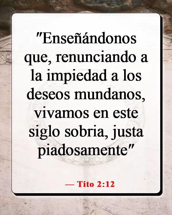 Versículos de la Biblia sobre el diablo disfrazado (Tito 2:12)