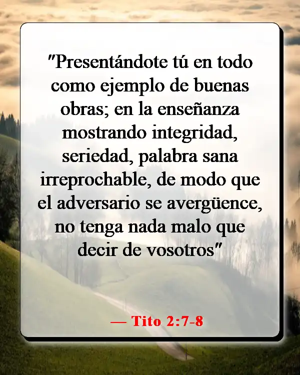 Versículos de la Biblia para orar por tu hija (Tito 2:7-8)