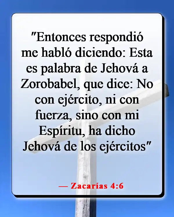 Versículos de la Biblia sobre la victoria en Jesús (Zacarías 4:6)